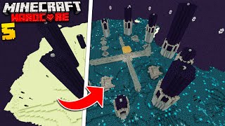 I Transformed The END Into An Ancient City In Minecraft Hardcore!
