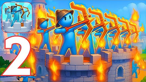 Archery Bastions: Castle War - Gameplay Walkthrough Part 2 New Update All Levels (iOS,Android)