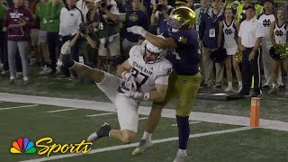 Texas A&M's Nate Boerkircher hauls in GAME-WINNER vs. Notre Dame | NBC Sports Profile