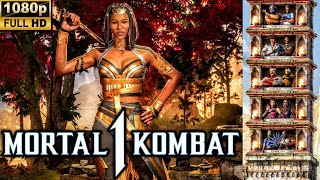 MK1 *MASTERY TANYA* KLASSIC TOWER GAMEPLAY!! (SONYA AS KAMEO) 1080p 60 FPS (MORTAL KOMBAT 1) MK12