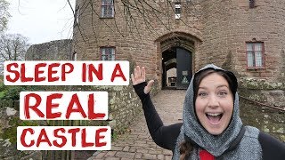 Stay in a CASTLE for less than £20! Medieval Feast & Caste Tour | England Road Trip Travel Vlog 18