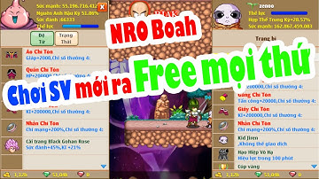 Ngọc Rồng Lậu - Trải Nghiệm Sv mới Ra mắt NRO BOAH Free Tất cả mọi thứ có bản IOS
