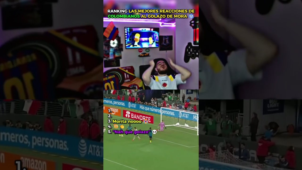 REACCIONES DE COLOMBIANOS AL GOLAZO DE GIL MORA 😱⚽