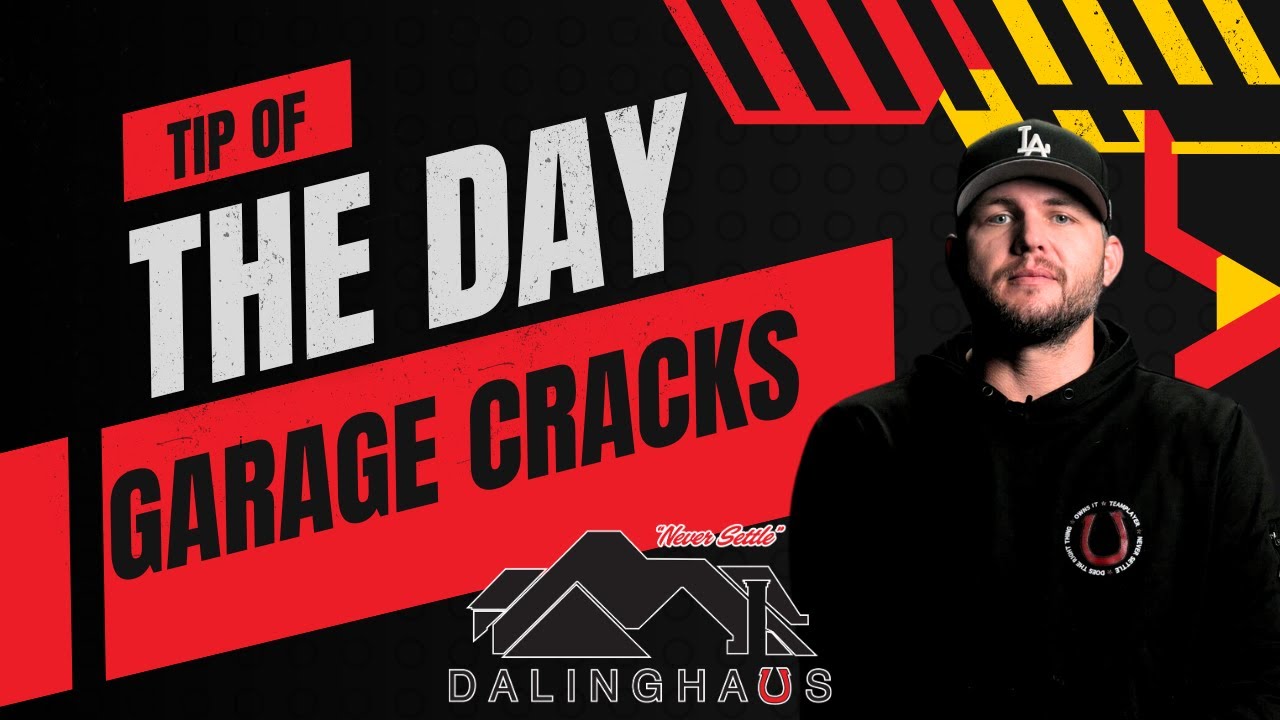 Garage Floor Cracks. Video preview.