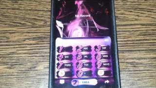 GO Contacts EX Pink Flame Theme screenshot 4