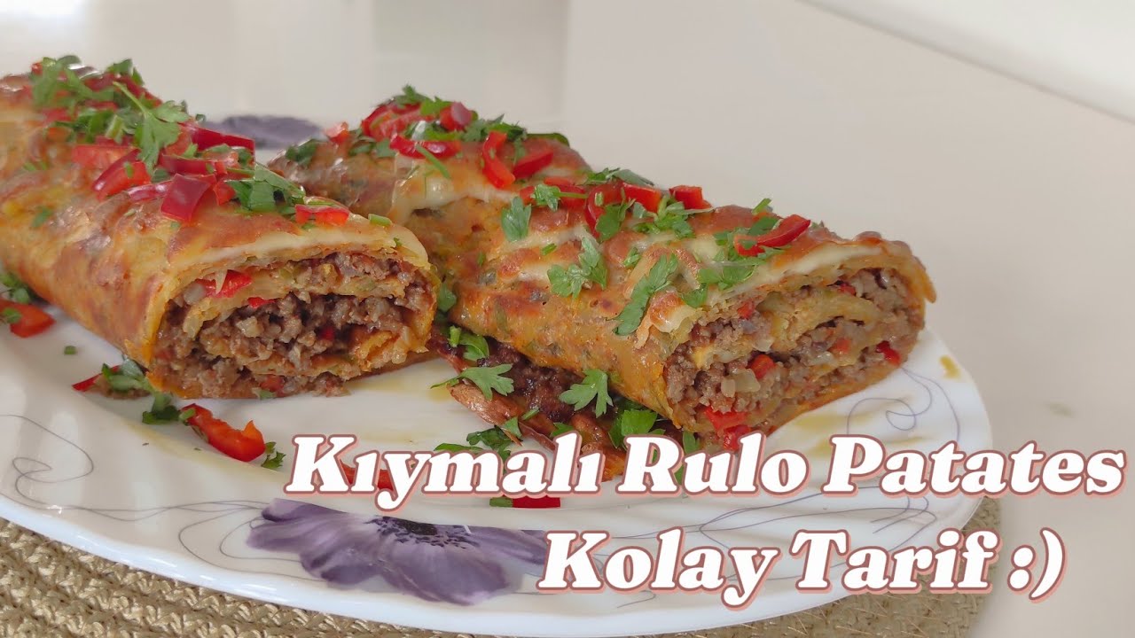Kıymalı Rulo Patates tarifi | Kolay ve Nefis Yemek Tarifi