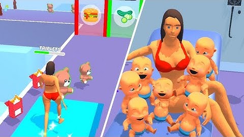 Pregnant Runner 🍼👶🍼 NEW GAME!! All Levels Gameplay Trailer Android, iOS PR1GP2 1(2)
