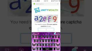 How to do a captcha on Unitywealth screenshot 2