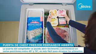 Freezer MIDEA Defrost 142 litros MFH1430B186C
