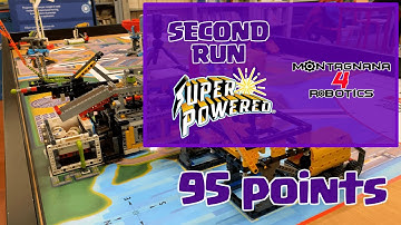 Second Run 95 points | FLL SuperPowered - Montagnana4Robotics