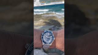 OMEGA Seamaster Diver 300m  #shorts #reels | Wrist Roll | Vacation | Luxury Watches