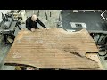 $15,000 Wood Slab Kitchen Island — One-Man Woodworking Shop