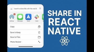 Implement Share Functionality in React Native with One Click 2025 latest video | #react #javascript