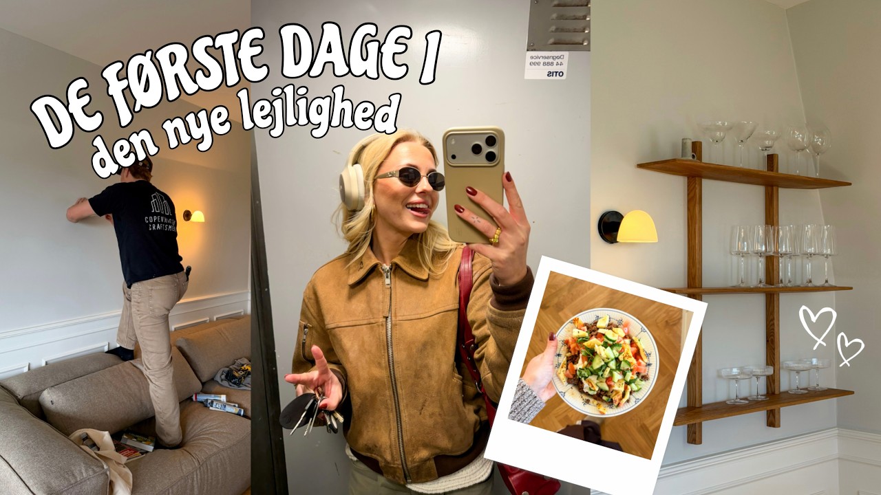 VLOG: Flytterod, indretningsplaner & visionen for lejligheden
