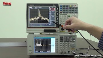 GW Instek GSP9300 vs Keysight N9320B Speed Comparison