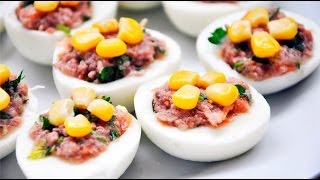 Рецепты! РЕЦЕПТ на НОВЫЙ ГОД! Фаршированные яйца// Вкусно и просто//пошаговый рецепт Рецепты! РЕЦЕПТ на НОВЫЙ ГОД! Фаршированные яйца// Вкусно и просто//пошаговый рецепт