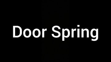 Door Spring - Sound Effect | Non copyright sound effects | Feesou