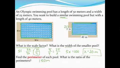Using scale factors and perimeter ratios of similar figures