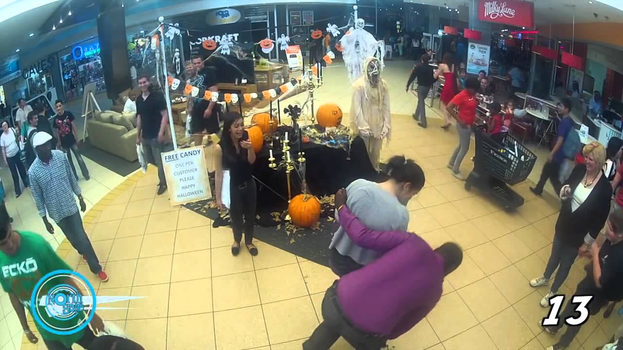 Northgate Shopping Center Trick and Treat Prank SO FUNNY!! [10x10
