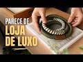 TRANSFORMEI BARBANTE EM UMA PEÇA DECORATIVA QUE PARECE DE LOJA DE LUXO