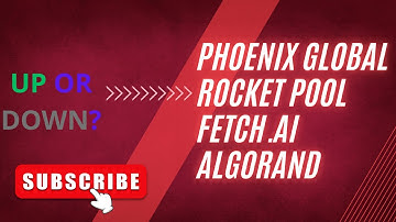 FETCH.AI, ALGORAND, PHOENIX GLOBAL, ROCKET POOL Technical Analysis and Price Prediction