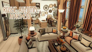 Rustic Autumn Apartment // The Sims 4 Speed Build with CC