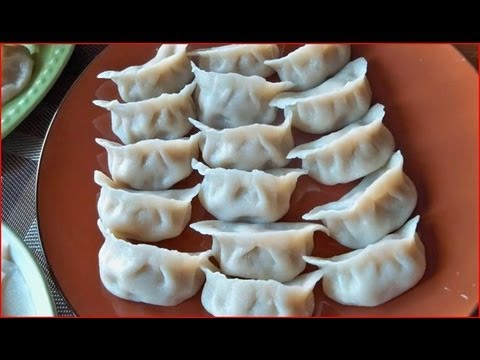 How to make dumplings & won ton part 1 / Cooking Chinese Food 饺子, 馄饨