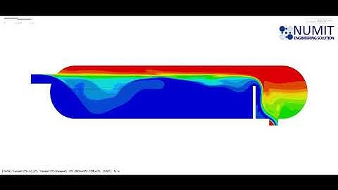 CFD - Horizontal Multiphase oil separator