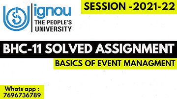 BHC11 Solved Assignment IGNOU 2021-22 II DEVMT SOLVED ASSIGNMENT