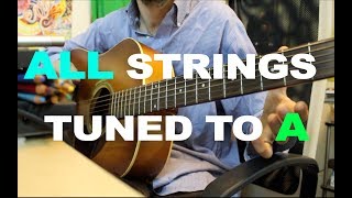 all strings tuned to a - ben levin