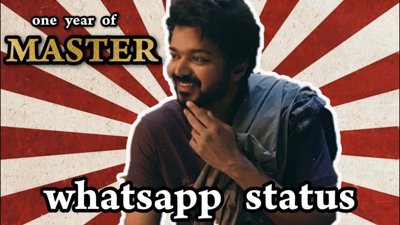 One year of master whatsapp status