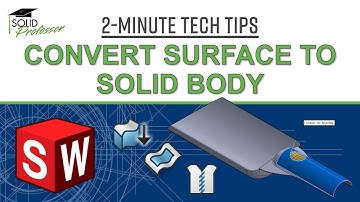 Convert SOLIDWORKS Surface to Solid (3 Methods)