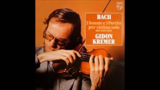 Bach Sonata No.1 in G Minor BWV 1001 - Gidon Kremer 432Hz