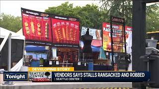 Vendors frustrated with communication after Seattle Center shooting