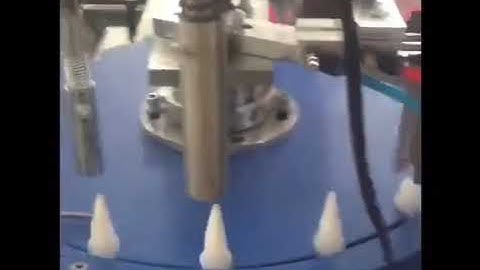 Super glue bottle 502 liquid automatic bottle feeding filling  capping machine testing video