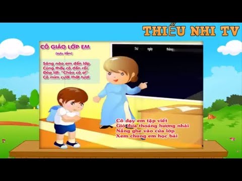 Bài Thơ Cô Giáo Lớp Em - Bai Tho Co Giao Lop Em - Thiếu Nhi Tv - Youtube