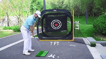 Pop Up Golf Net! Golf Training Aid Automatic Ball Return for Indoor Outdoor | Galileo Sports