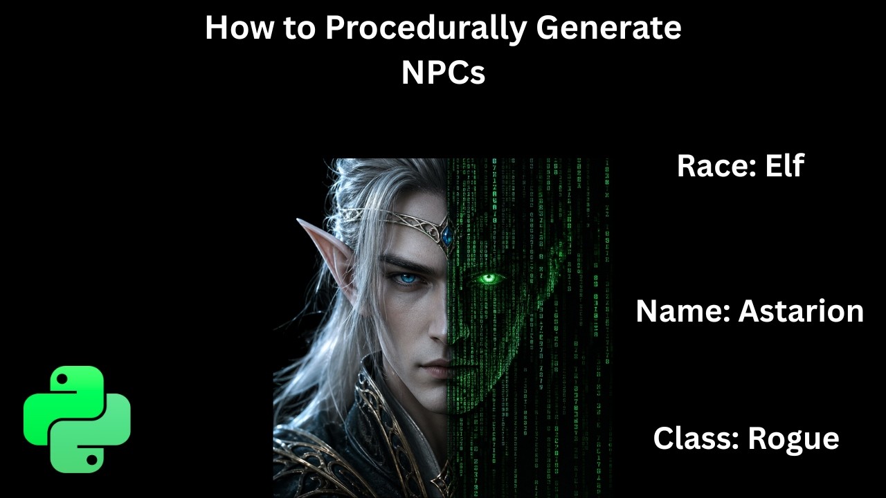 Python Tutorial | How to Procedurally Generate NPCs - YouTube