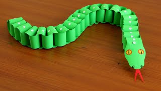 How to make an easy paper snake | Easy crafts for kids