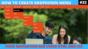 Css Dropdown Menu Design In Hindi Part 32 | Dropdown Menu | what is dropdown menu |programmer shakil