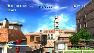 sonic generations mission Rooftop Rail Grind 1:27