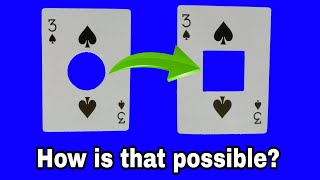 #130magictrick - How to Make A While New Hole (my version)  Anyone Can Do TUTORIAL