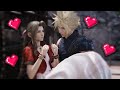 Final Fantasy VII Remake - Aerith Relentlessly Flirting with an Oblivious Cloud