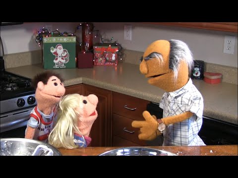 Christmas Cookies with Grandpa, Timmy and Sara Uppet