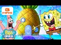 Bob esponja  mais de 3 horas dentro das casas da fenda do biquni   bob esponja em portugus