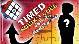 Can I beat my previous time on the 3x3x3 Rubiks cube | Speed Cubing!!