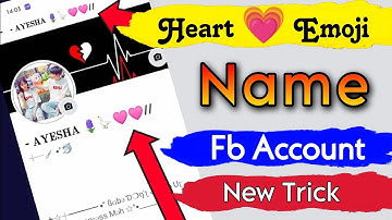 Amazing Trick: Create a Heart 💗 Emoji Name Facebook Account in 2023!