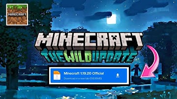 Minecraft Pe 1.19.20 Official🥳 Version Released | Minecraft 1.19.20 Crash Problem Fixed😍