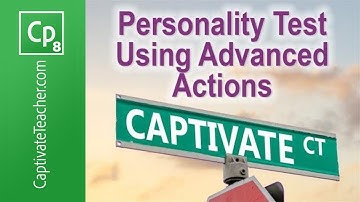 Adobe Captivate - Personality Test Using Advanced Actions