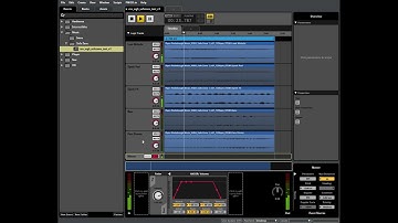 Basic multi-track stem looping with probability and fader modulation in FMOD